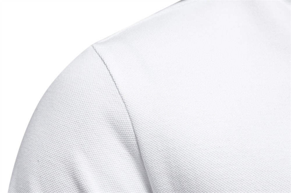 Men's Embroidered Cotton Polo Shirt - 2025 Spring Slim-Fit Casual Top | PS1012