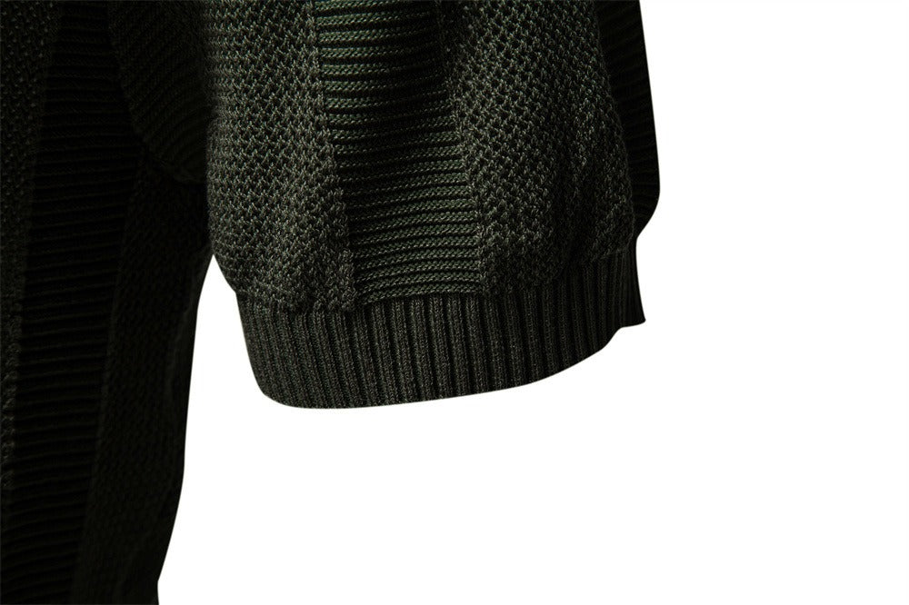 Men's Stripe Knit Polo Shirt with Mesh Panels - 2025 Summer Slim-Fit Streetwear Top | PSD8042