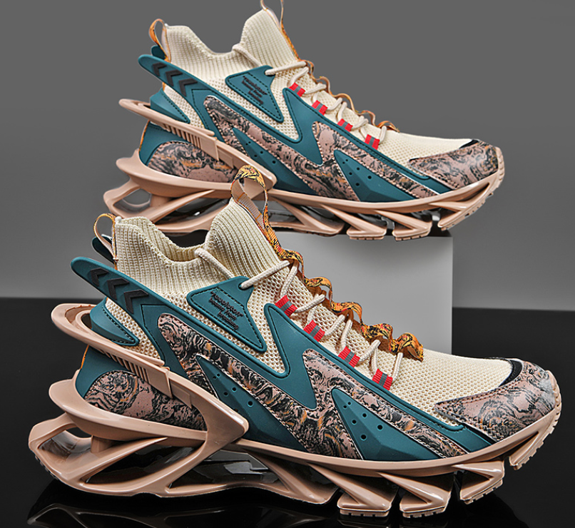 Men's Lightweight Running Sneakers Fashion Casual Flying Woven Trainers Blade Sports Shoes | 1236