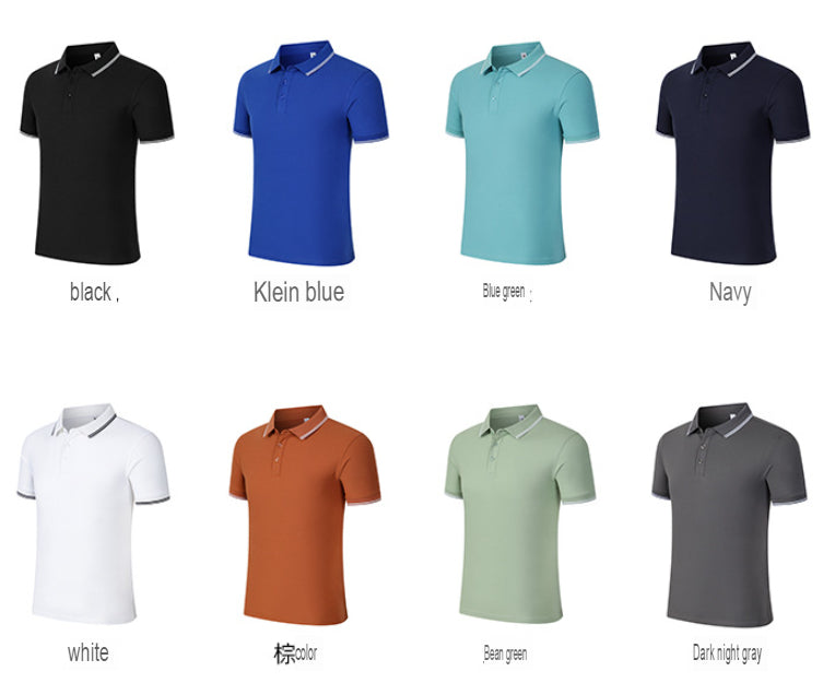Polo da uomo in 100% cotone, a maniche corte, modello polo | JH-S6001