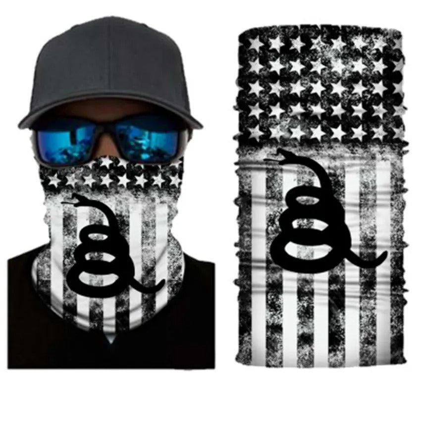 Pack Of 3/6 Men's Neck Warmer Gaiter Face Bandana Headband Mask | S251