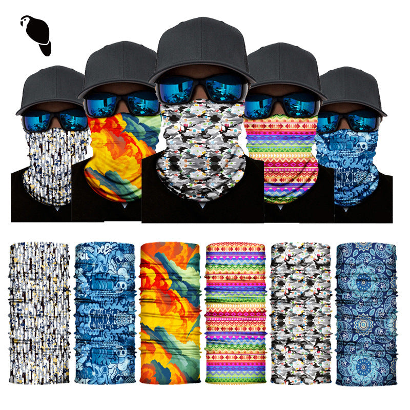 Pack Of 3/6 Men's Neck Warmer Gaiter Face Bandana Headband Mask | S251
