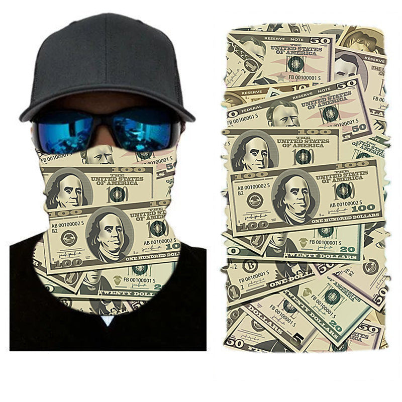 Pack Of 3/6 Men's Neck Warmer Gaiter Face Bandana Headband Mask | S251