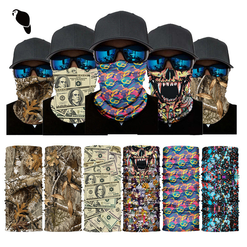 Pack Of 3/6 Men's Neck Warmer Gaiter Face Bandana Headband Mask | S251