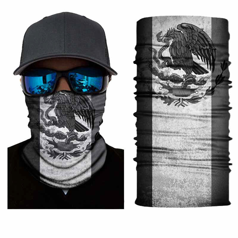 Pack Of 3/6 Men's Neck Warmer Gaiter Face Bandana Headband Mask | S251