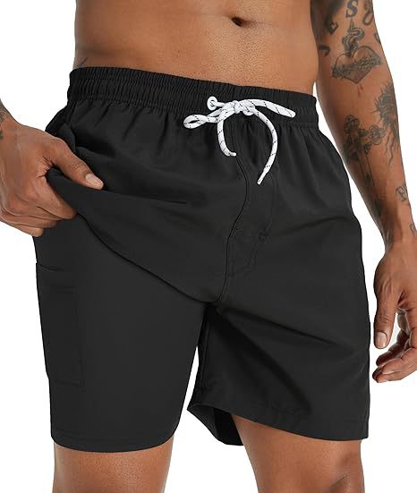 Summer 3D Print Men's Double-Layer Beach Shorts Quick-Dry, Breathable, Bold Designs | SCDK-QK