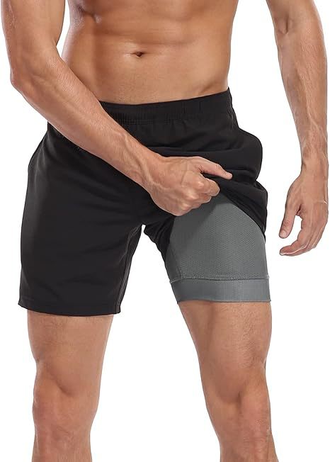 Summer 3D Print Men's Double-Layer Beach Shorts Quick-Dry, Breathable, Bold Designs | SCDK-QK