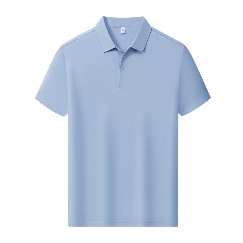 100-Count Mercerized Cotton Polo Shirt | Antibacterial & Cooling | Unisex Summer Short Sleeve Polo Tee | L11-8230