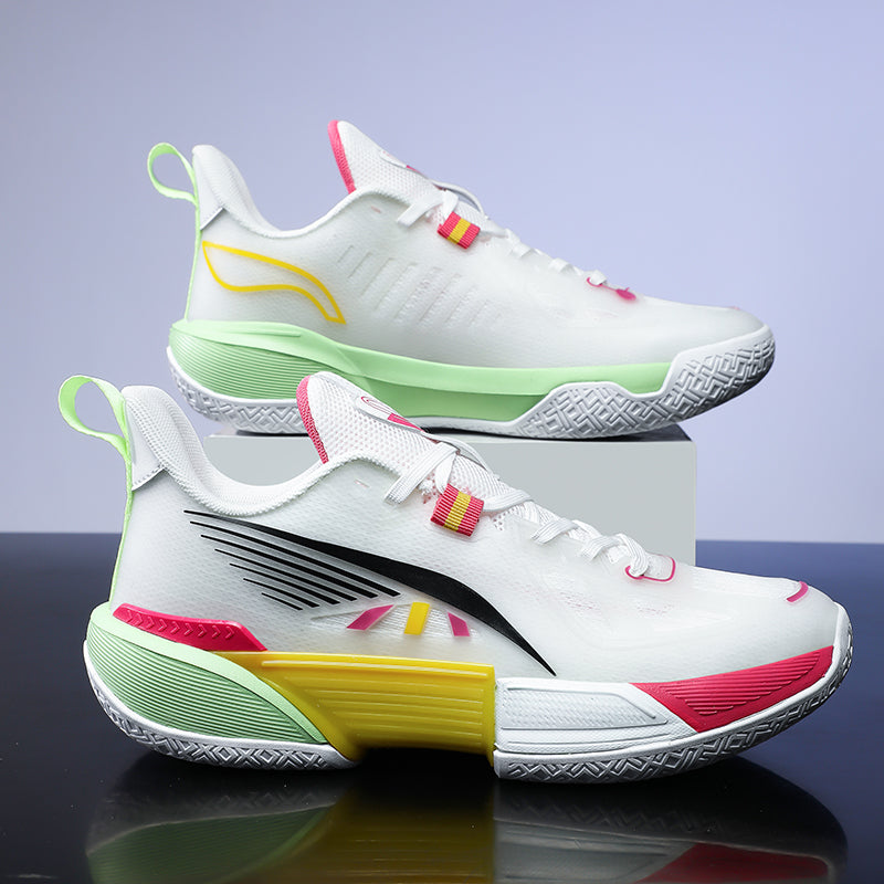 Men's Mesh Basketball Shoes Cushioning Wear-Resistant Professional Sports Sneakers | 8309