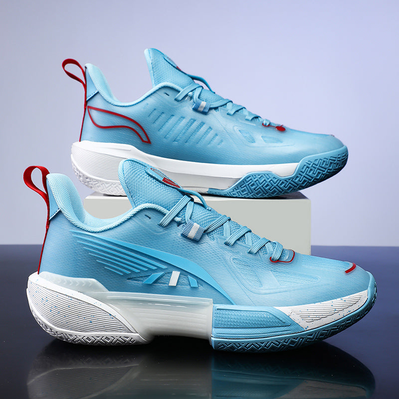Men's Mesh Basketball Shoes Cushioning Wear-Resistant Professional Sports Sneakers | 8309