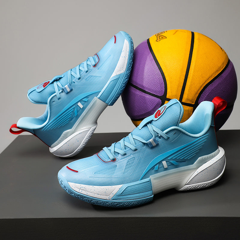 Men's Mesh Basketball Shoes Cushioning Wear-Resistant Professional Sports Sneakers | 8309