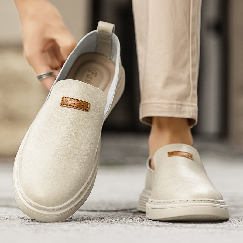 Scarpe da guida in pelle da uomo alla moda Scarpe casual in pelle Mocassini slip-on | 23004