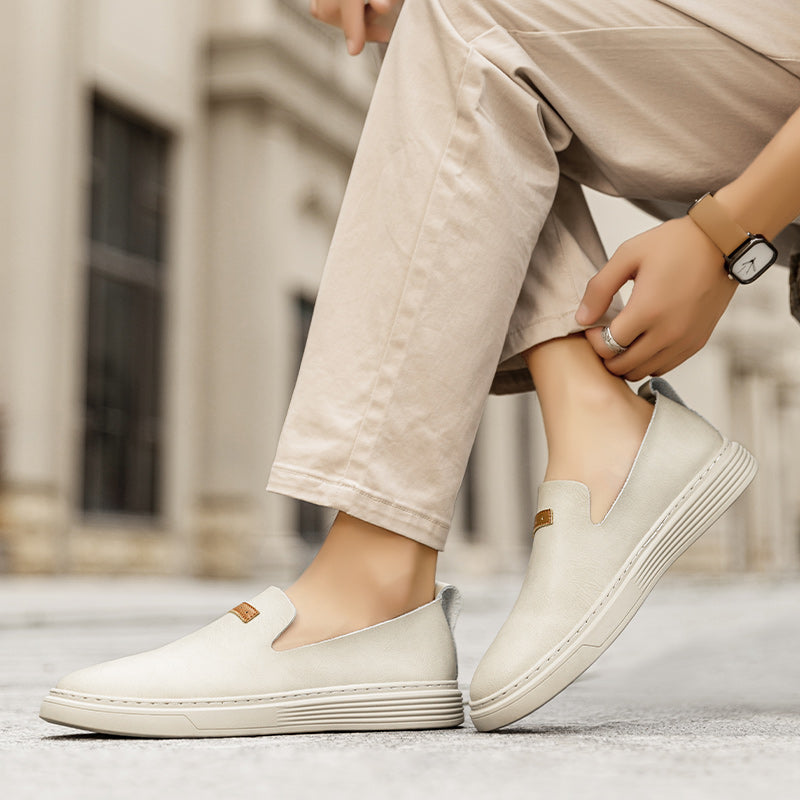 Scarpe da guida in pelle da uomo alla moda Scarpe casual in pelle Mocassini slip-on | 23004