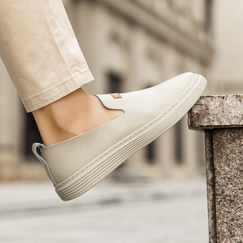 Scarpe da guida in pelle da uomo alla moda Scarpe casual in pelle Mocassini slip-on | 23004