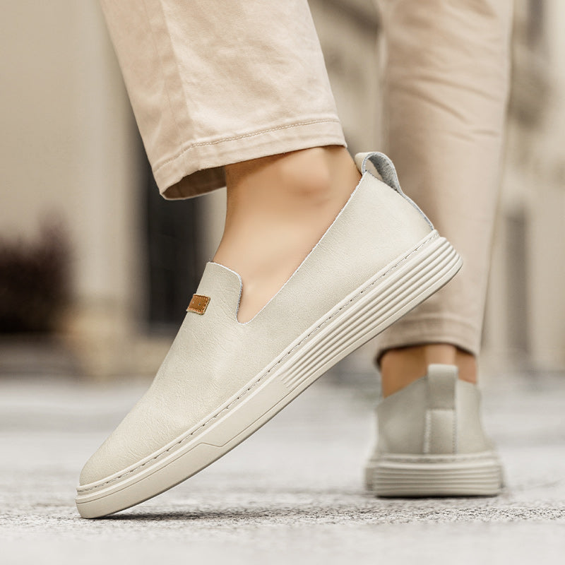Scarpe da guida in pelle da uomo alla moda Scarpe casual in pelle Mocassini slip-on | 23004