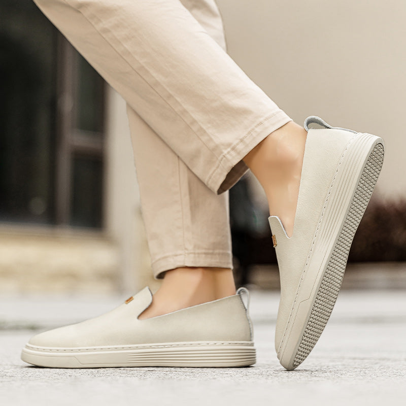 Scarpe da guida in pelle da uomo alla moda Scarpe casual in pelle Mocassini slip-on | 23004