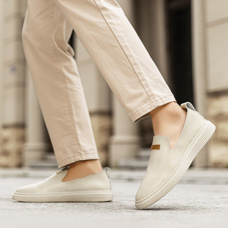 Scarpe da guida in pelle da uomo alla moda Scarpe casual in pelle Mocassini slip-on | 23004