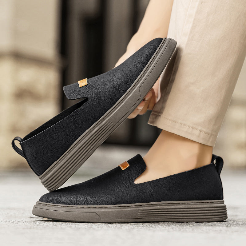 Scarpe da guida in pelle da uomo alla moda Scarpe casual in pelle Mocassini slip-on | 23004
