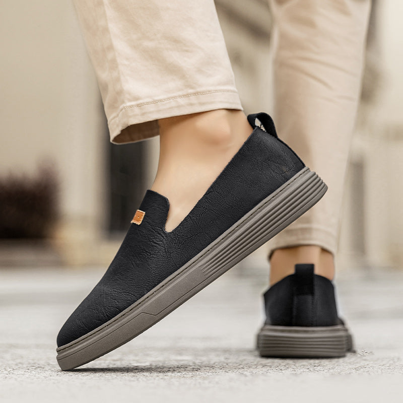 Scarpe da guida in pelle da uomo alla moda Scarpe casual in pelle Mocassini slip-on | 23004
