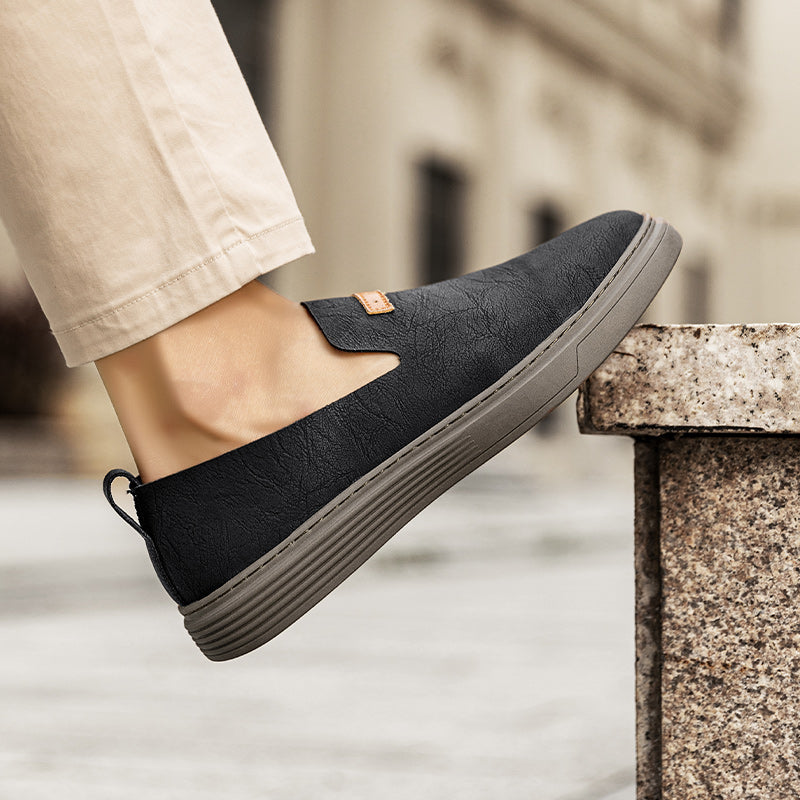 Scarpe da guida in pelle da uomo alla moda Scarpe casual in pelle Mocassini slip-on | 23004