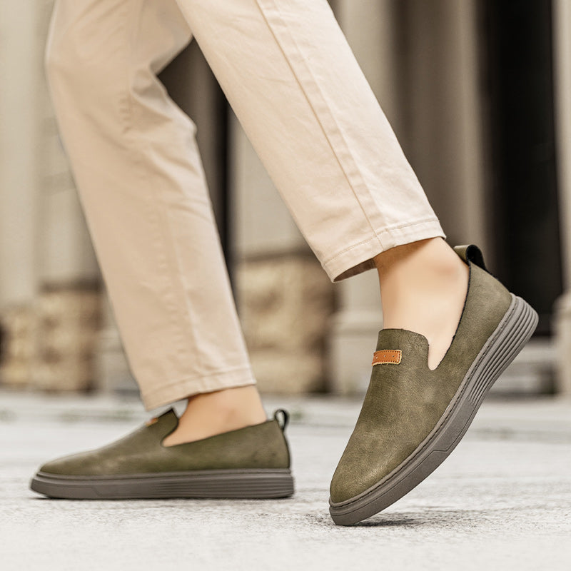 Scarpe da guida in pelle da uomo alla moda Scarpe casual in pelle Mocassini slip-on | 23004