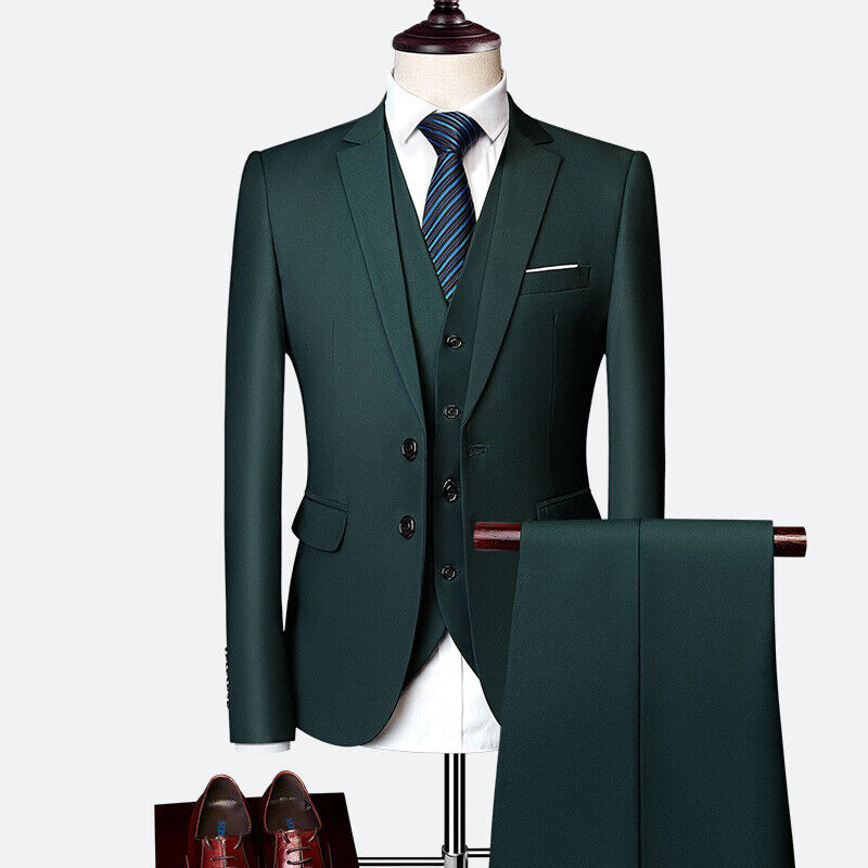 Abiti da uomo di alta qualità, 3 pezzi, vestibilità regolare elegante | X19