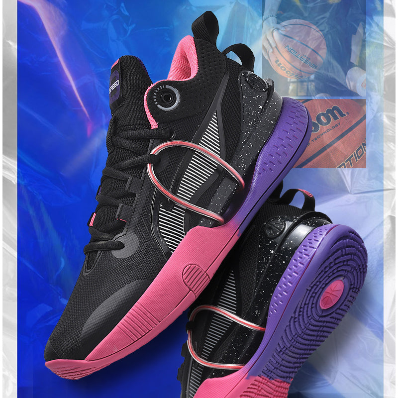 Baskets montantes élégantes pour hommes, chaussures de basket-ball athlétiques |