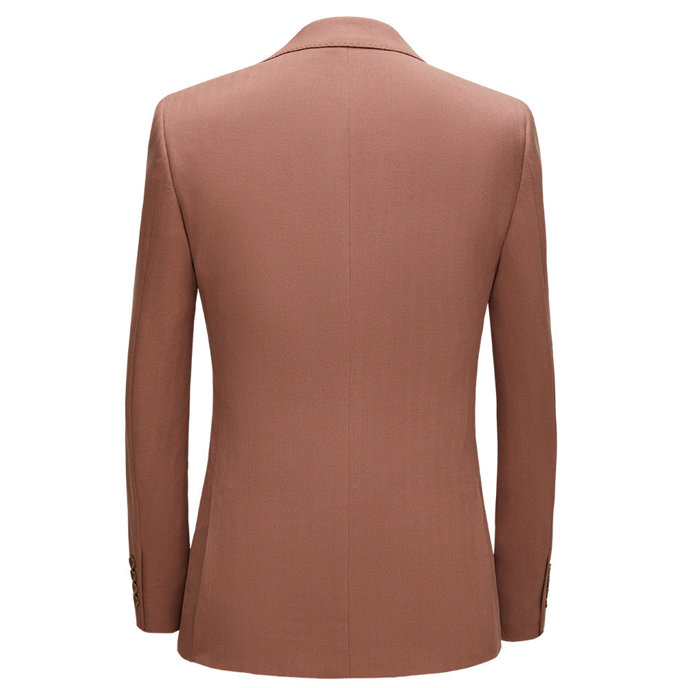 Abito da uomo 3 pezzi slim fit abito da ballo smoking blazer abito business matrimonio festa primavera autunno | 615