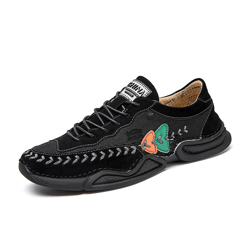 Men's Casual Shoes Fashion Breathable Walking Sports Handmade Boots Manual lace-up Comfortable Trainers
| 7219