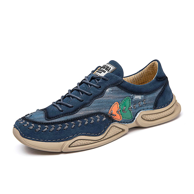Men's Casual Shoes Fashion Breathable Walking Sports Handmade Boots Manual lace-up Comfortable Trainers
| 7219