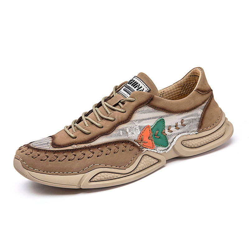 Men's Casual Shoes Fashion Breathable Walking Sports Handmade Boots Manual lace-up Comfortable Trainers
| 7219