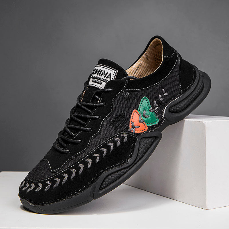 Men's Casual Shoes Fashion Breathable Walking Sports Handmade Boots Manual lace-up Comfortable Trainers
| 7219