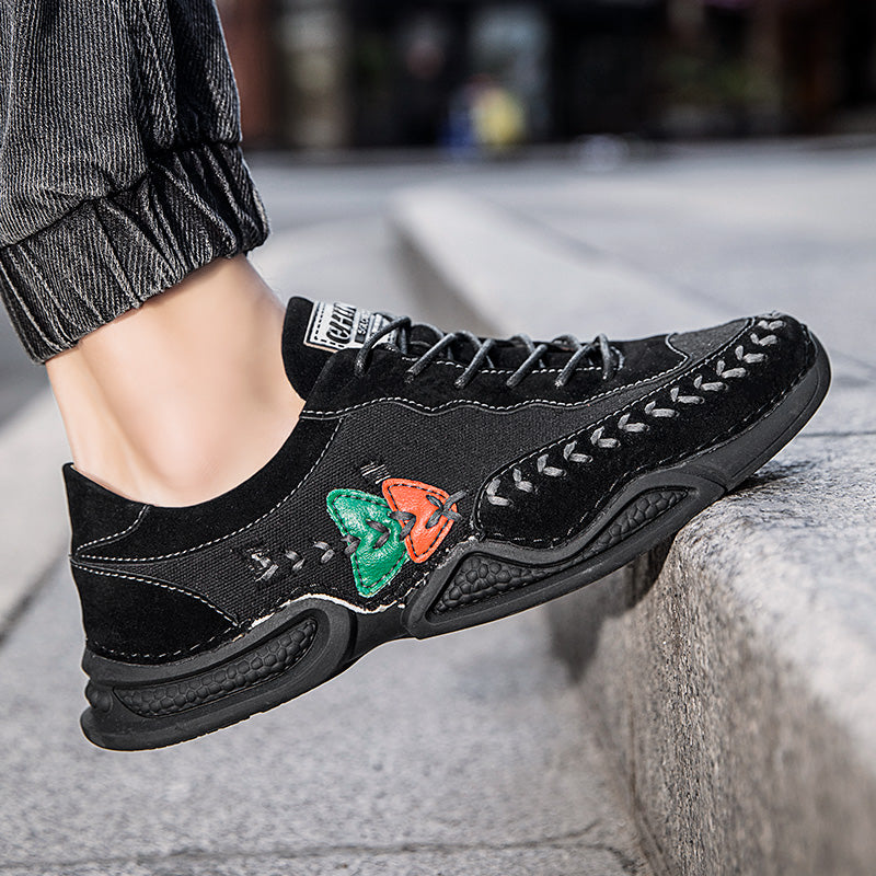 Men's Casual Shoes Fashion Breathable Walking Sports Handmade Boots Manual lace-up Comfortable Trainers
| 7219
