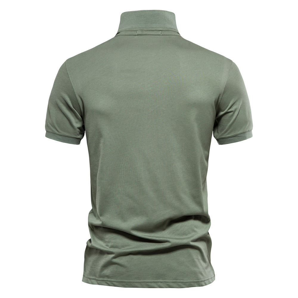 Polo casual a maniche corte da uomo tinta unita | PL216