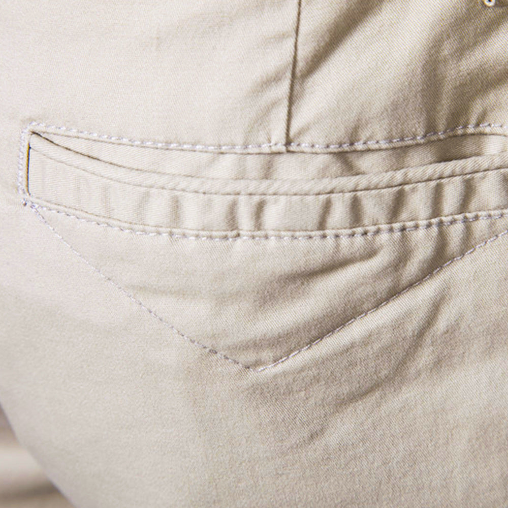 Pantaloncini da spiaggia casual classici estivi in cotone da uomo | 019