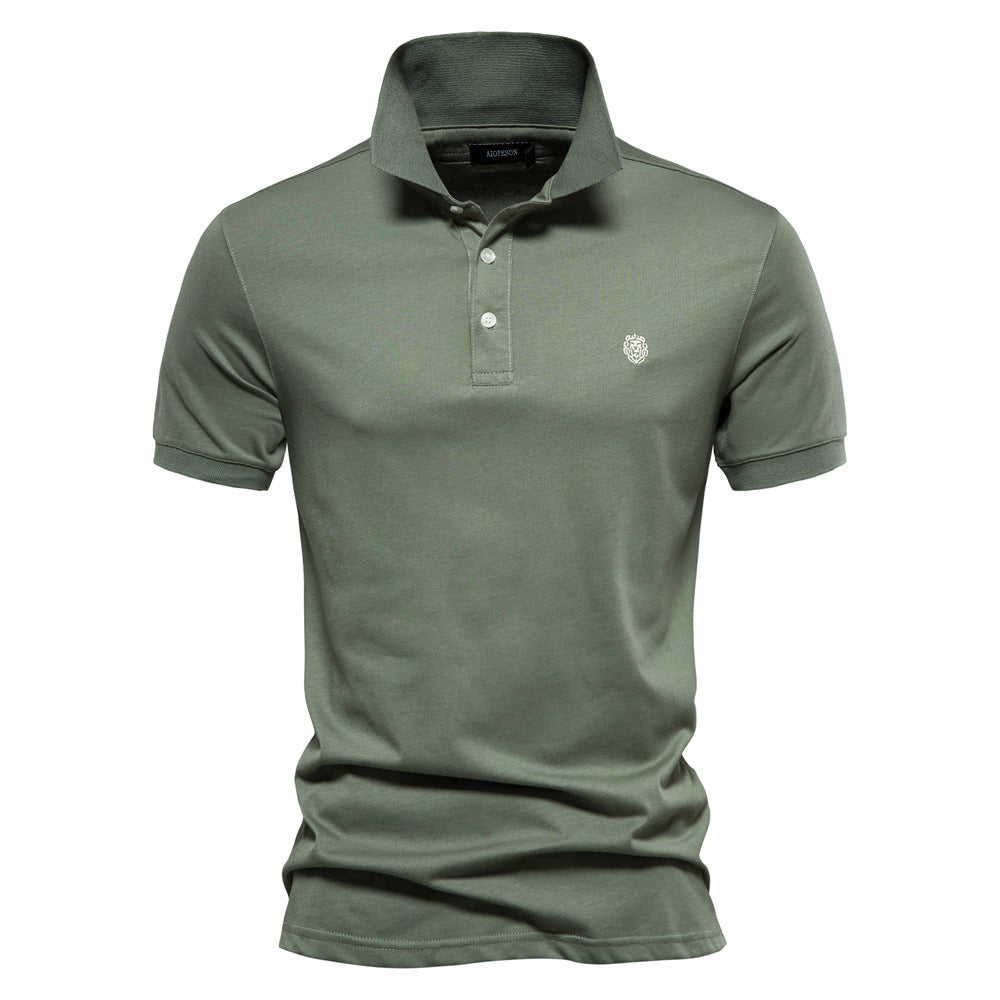 Polo casual a maniche corte da uomo tinta unita | PL216