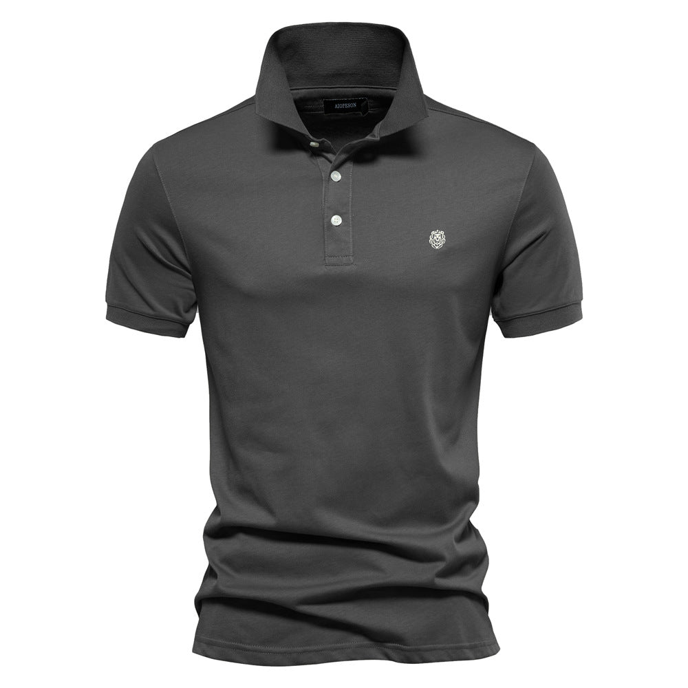 Polo casual a maniche corte da uomo tinta unita | PL216
