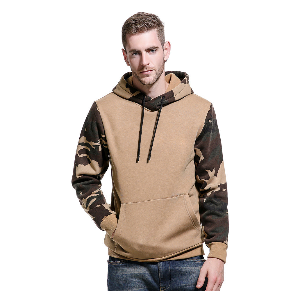 Camouflage Hoodie Soft Fleece Smart Fitting Top Jacket | WY14A