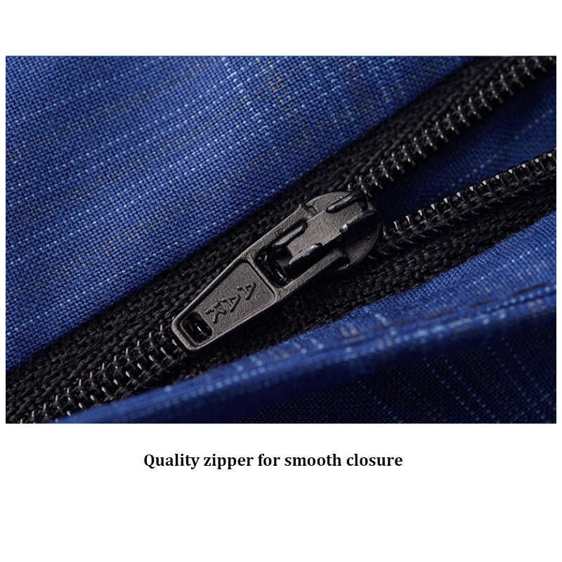 Men's 3 Pieces Slim Fit Suit Plaid Tuxedo Suit Dark Blue Business Wedding Dress Men Classic Formal Jacket Pants Vest | 9812-59