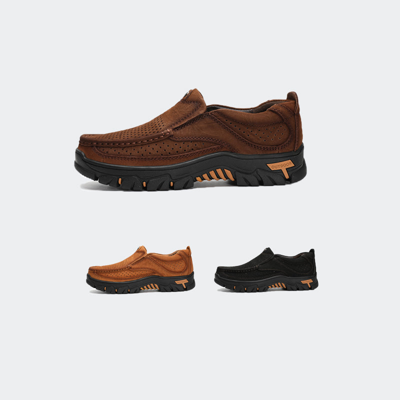 Scarpe da trekking in vera pelle da uomo | 32378