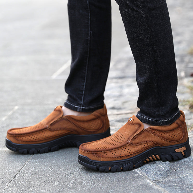 Scarpe da trekking in vera pelle da uomo | 32378
