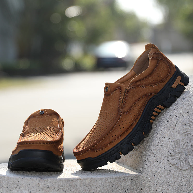 Scarpe da trekking in vera pelle da uomo | 32378