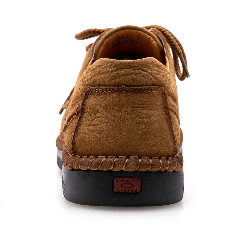 Men's Genuine Leather Lace-Up Casual Shoes Leisure Footwear | 88139