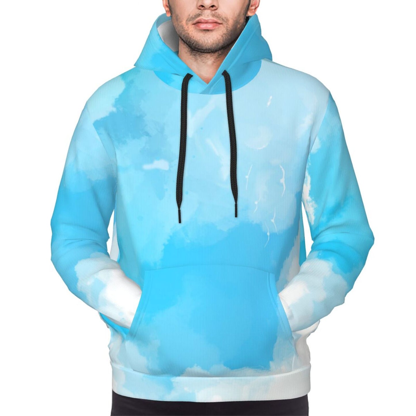 Custom Sky Hoodie pullover Daily Wear Sweatshirts Personalized -10900