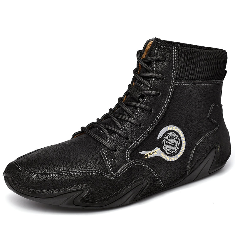 Bottines Chukka à la cheville, chaussures de conduite confortables et cousues à la main | 88966