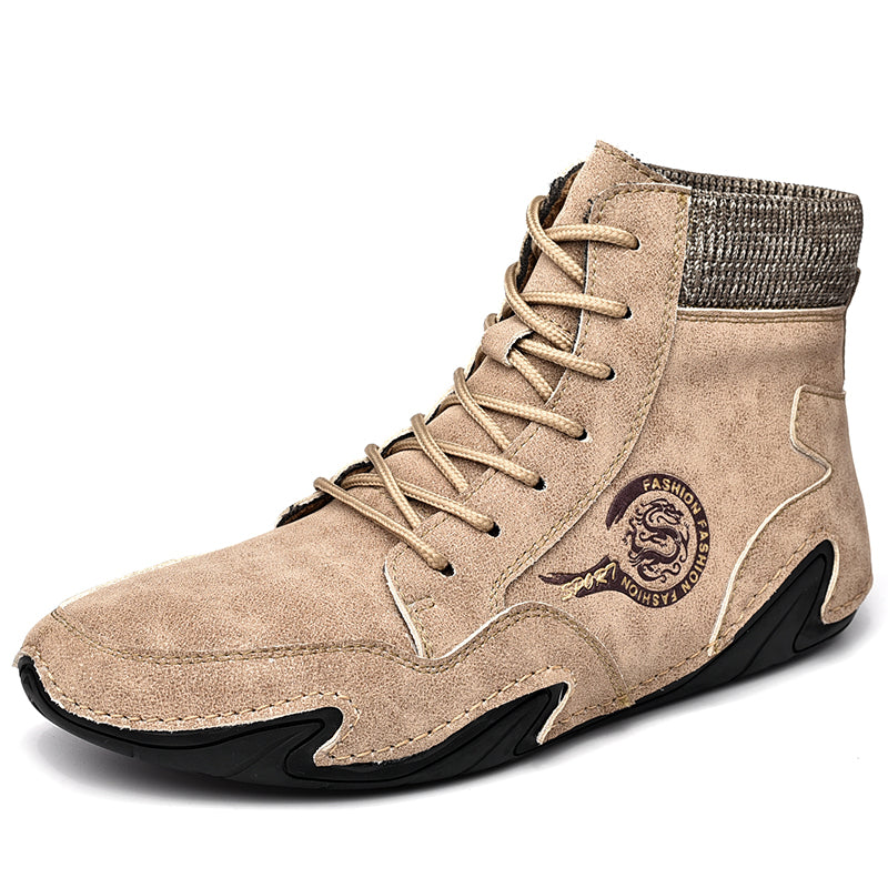 Bottines Chukka à la cheville, chaussures de conduite confortables et cousues à la main | 88966