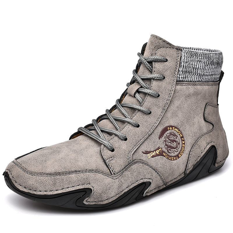 Bottines Chukka à la cheville, chaussures de conduite confortables et cousues à la main | 88966