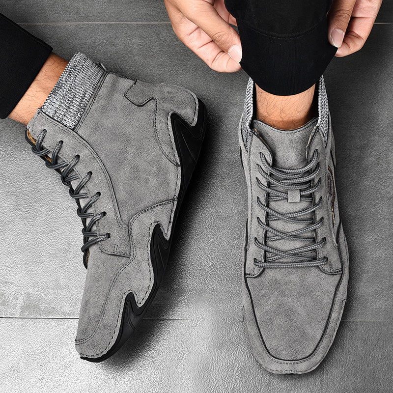 Bottines Chukka à la cheville, chaussures de conduite confortables et cousues à la main | 88966