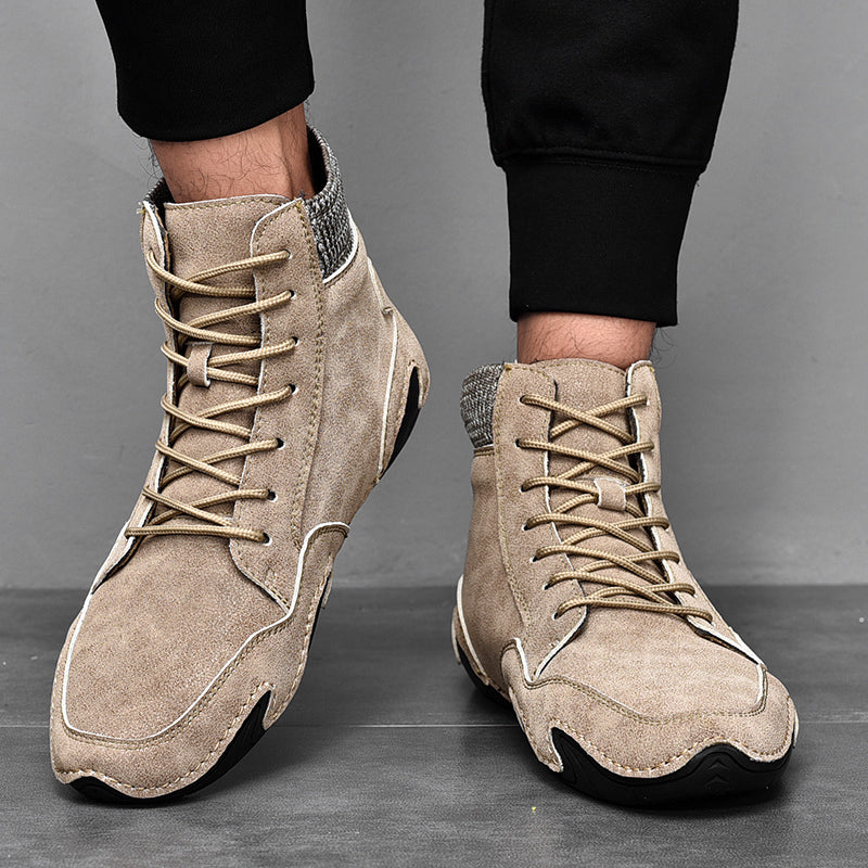 Bottines Chukka à la cheville, chaussures de conduite confortables et cousues à la main | 88966