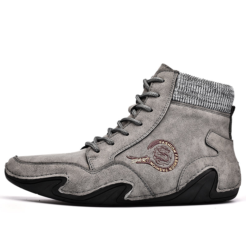 Bottines Chukka à la cheville, chaussures de conduite confortables et cousues à la main | 88966